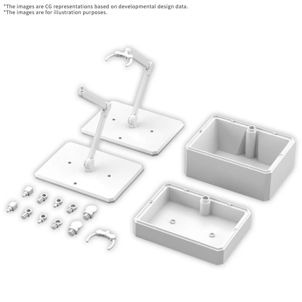 GUNDAM - Action Base 7 & Option Box (White) - Model Kit